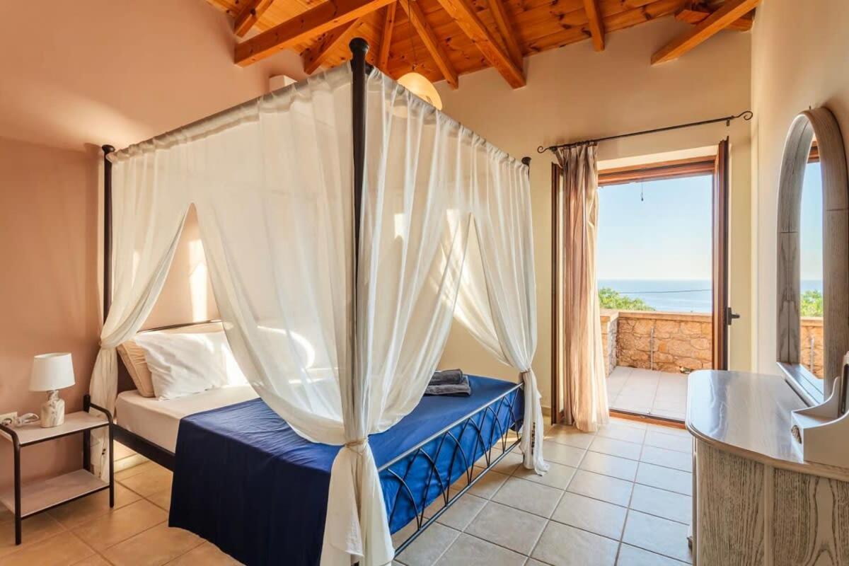 Mani Panoramic Seaviews - Luxury Summer Haven Levktron Екстер'єр фото